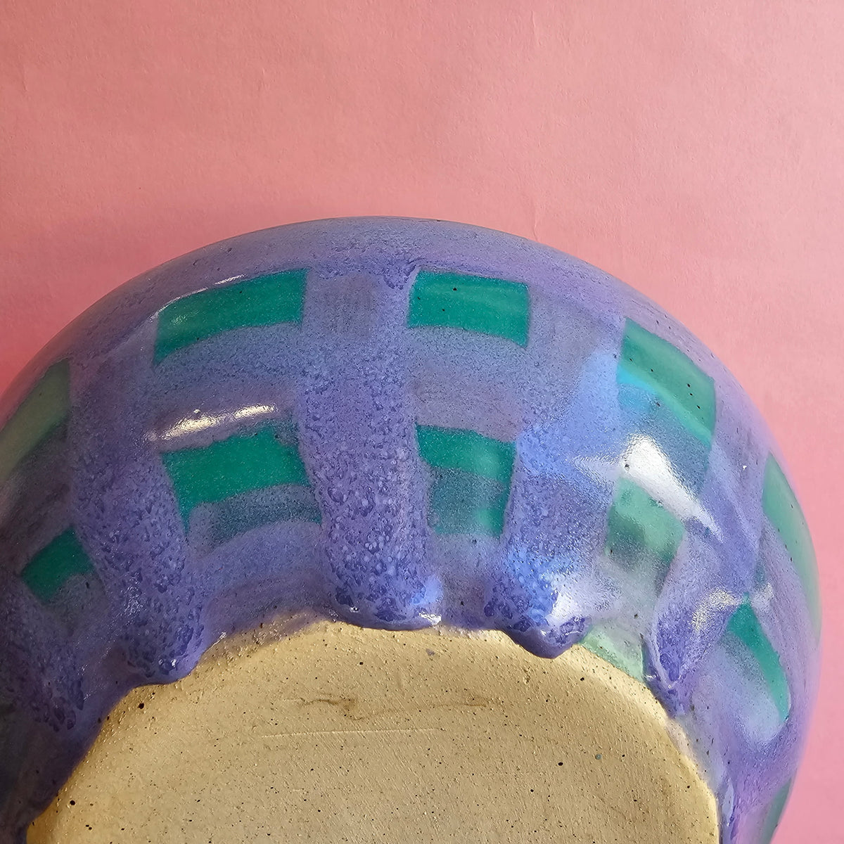 SMOOTHIE PLAID PLATE BOWL