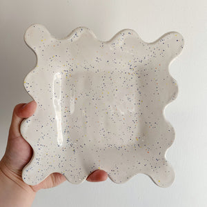 GOOD CEREAL SQUARE SQUIGGLE PLATE