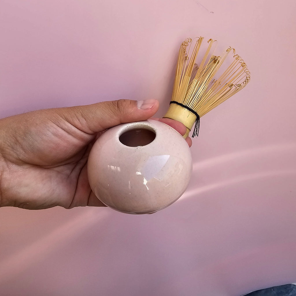 PUFF SPHERE MATCHA WHISK HOLDER!