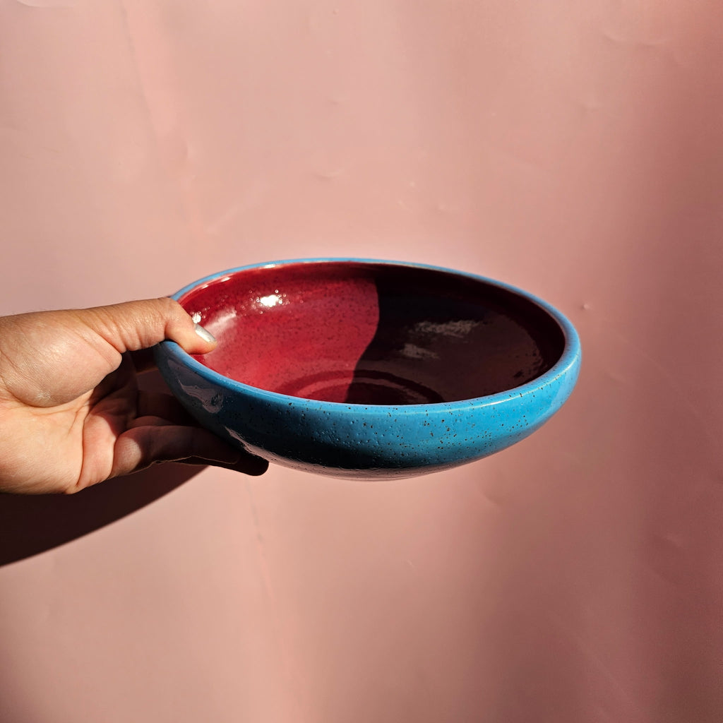 SPECKLED TROPICAL & BLACK CHERRY PASTA BOWL!