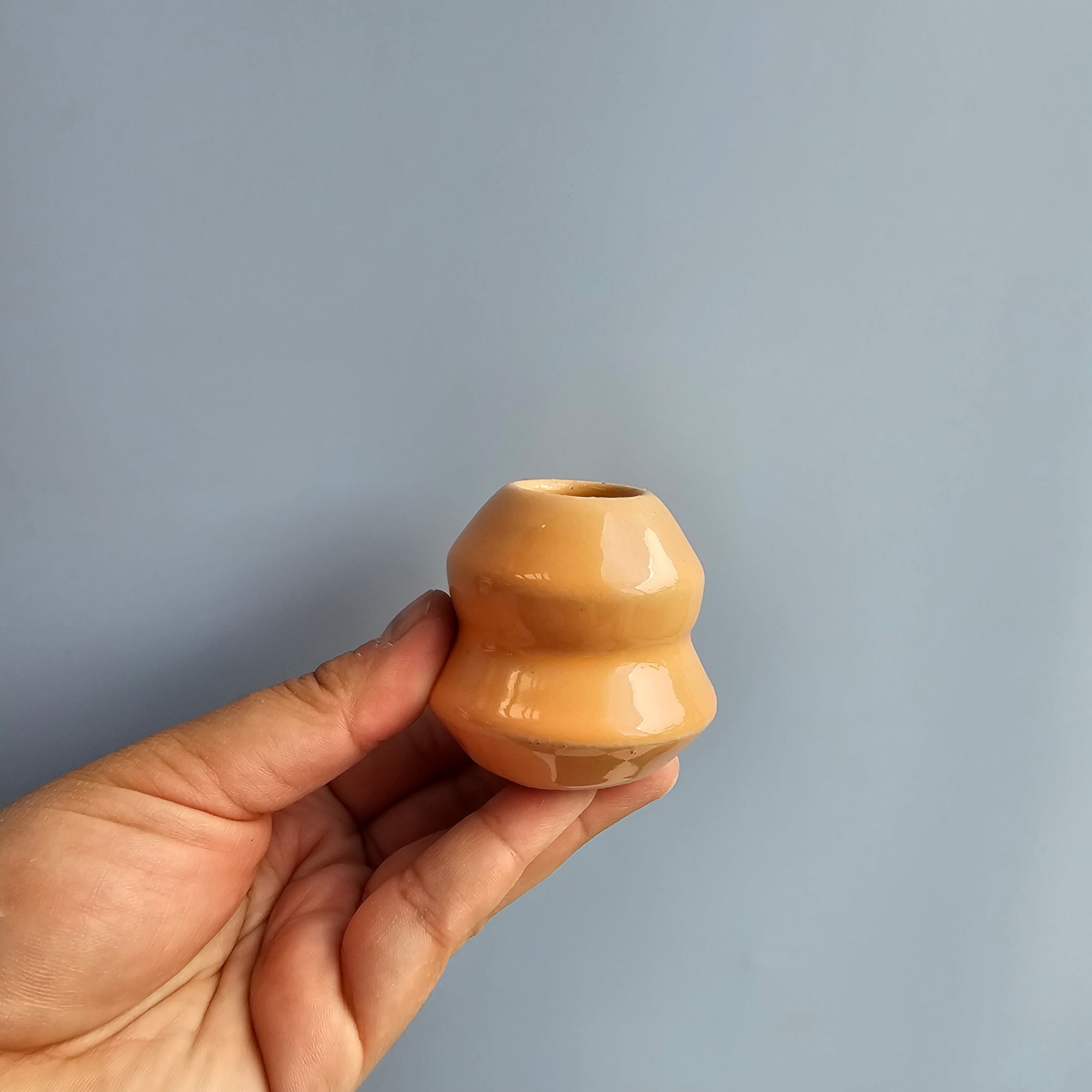 PEACHY ANGLE BUD VASE