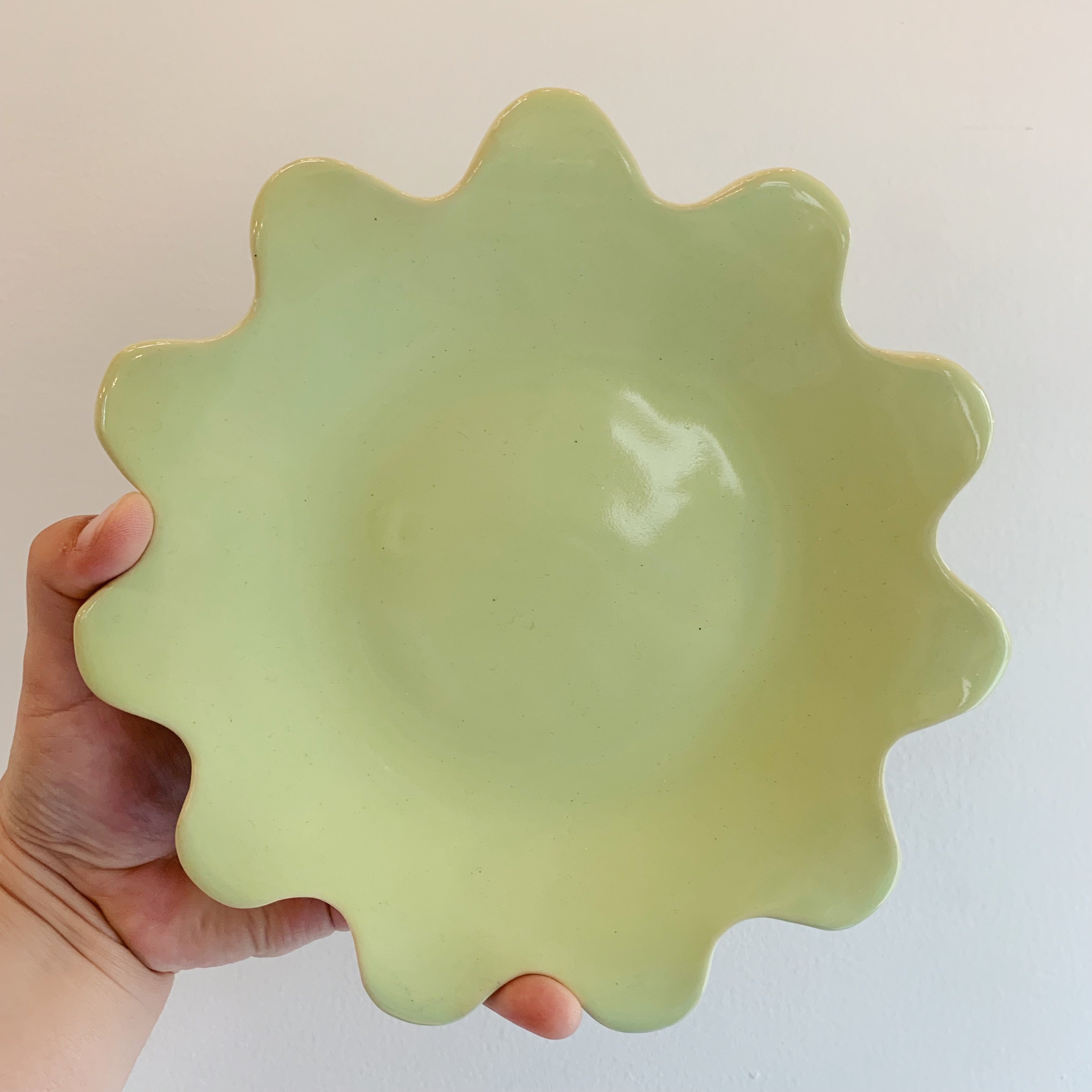 MINTY SQUIGGLE PLATE