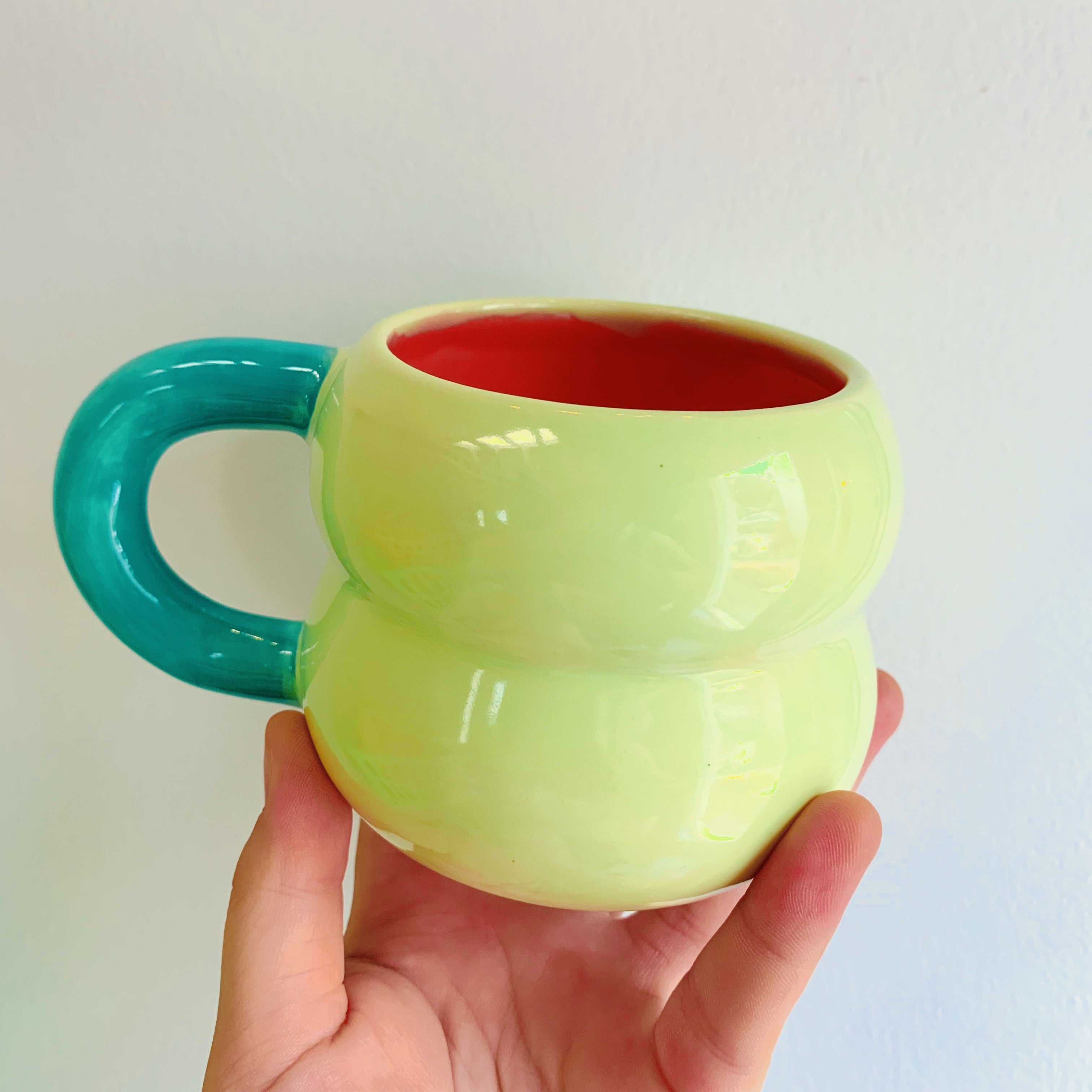 LIME PATCHWORK VENUS MUG
