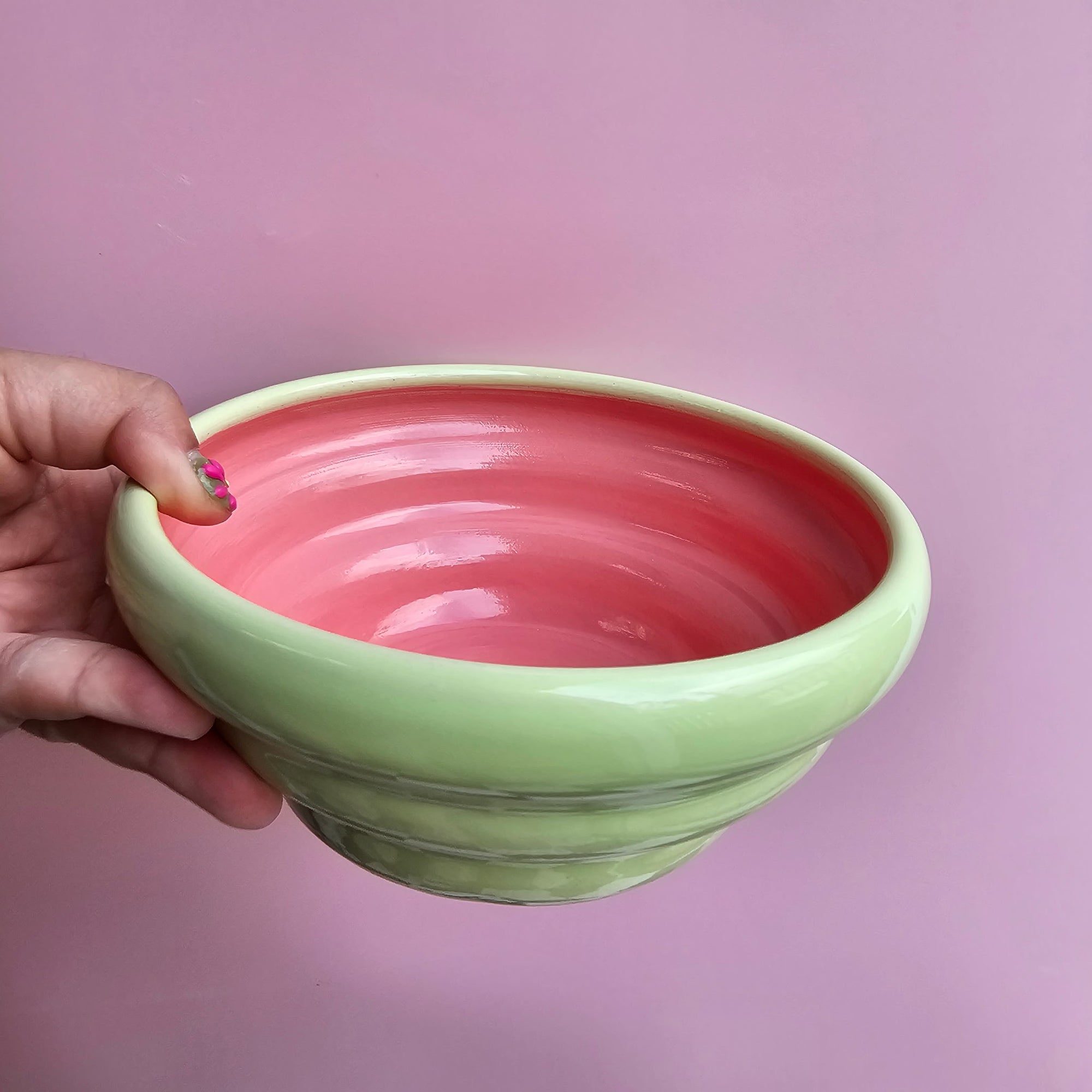 WATERMELON STAIRS RAMEN BOWL!