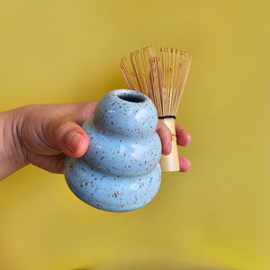 BLUE SKY SPECKLED MATCHA WHISK HOLDER