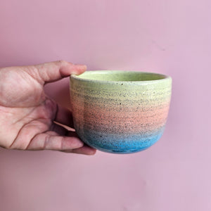 TROPICAL SUNRISE SPECKLED CUP