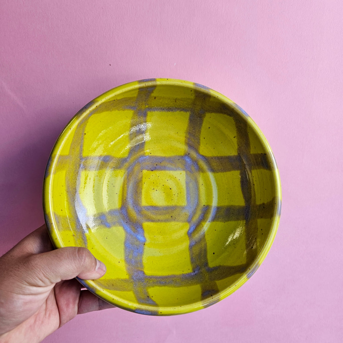 HEILOOM LIGHT SPECKLE PLATE BOWL