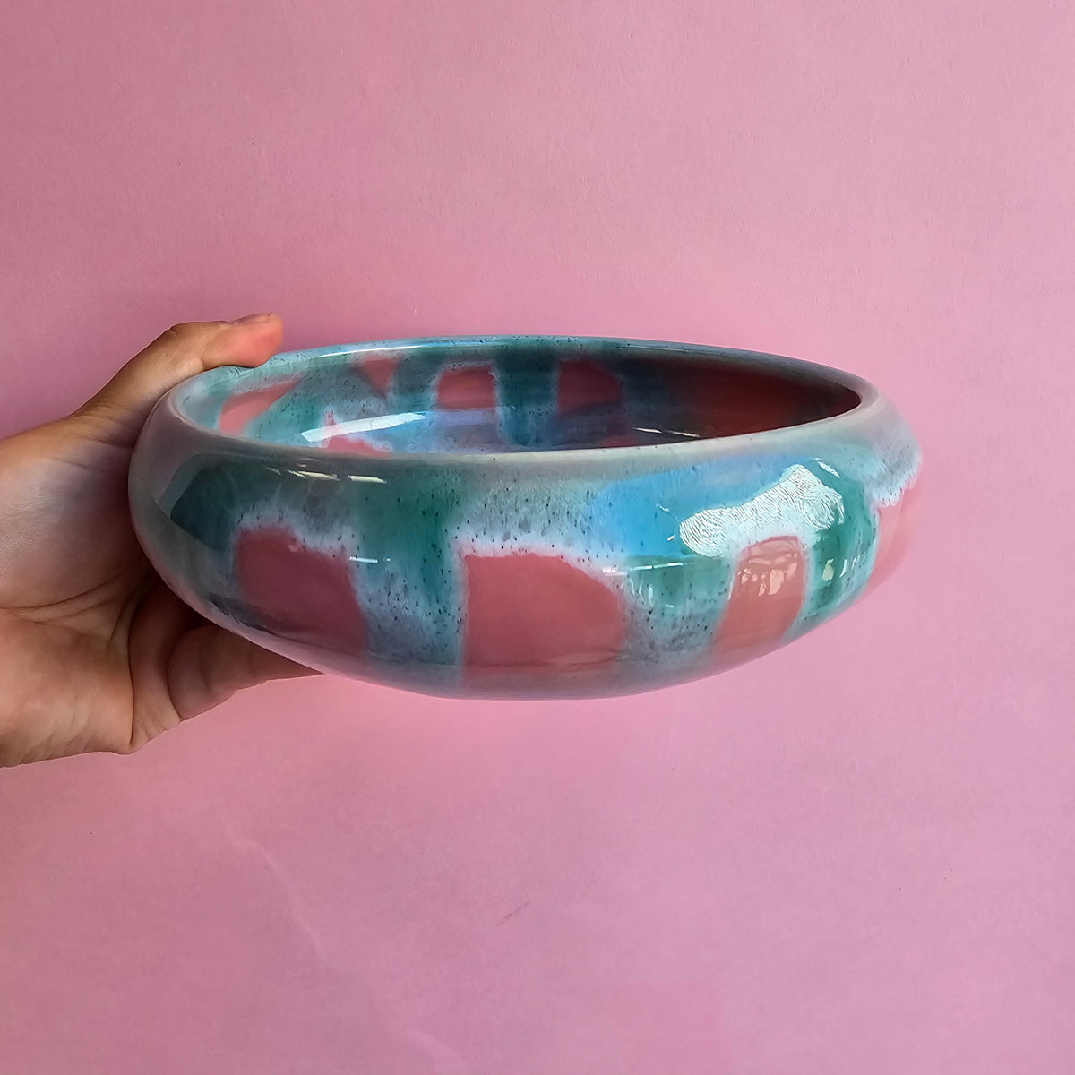 GUMMY WORM PLAID PLATE BOWL
