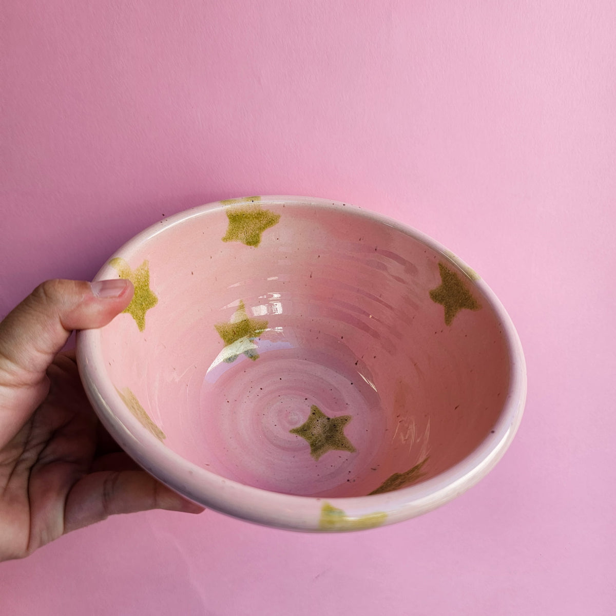 PINKY OKRA STARS BOWL