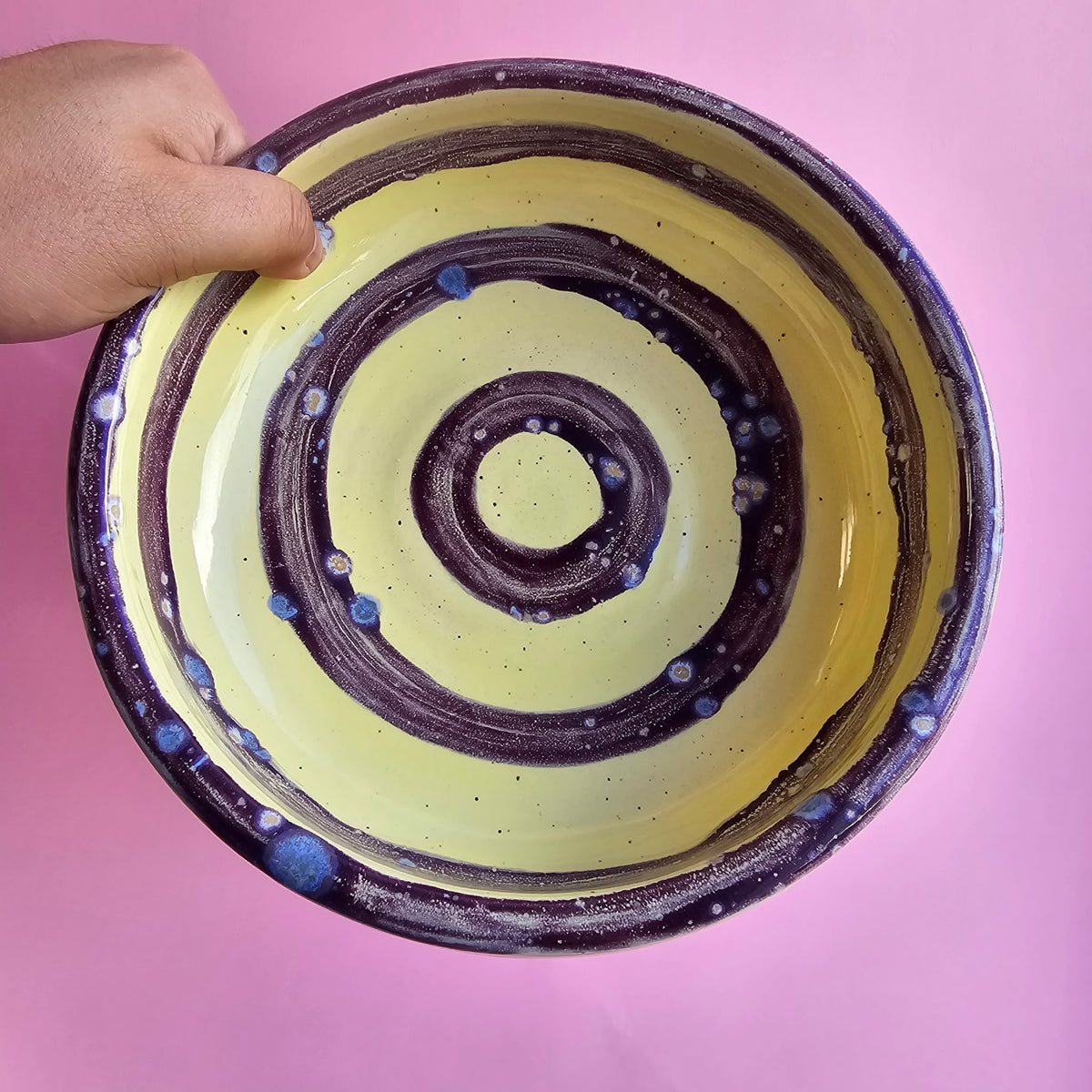 PURPLE CABBAGE PLATE BOWL