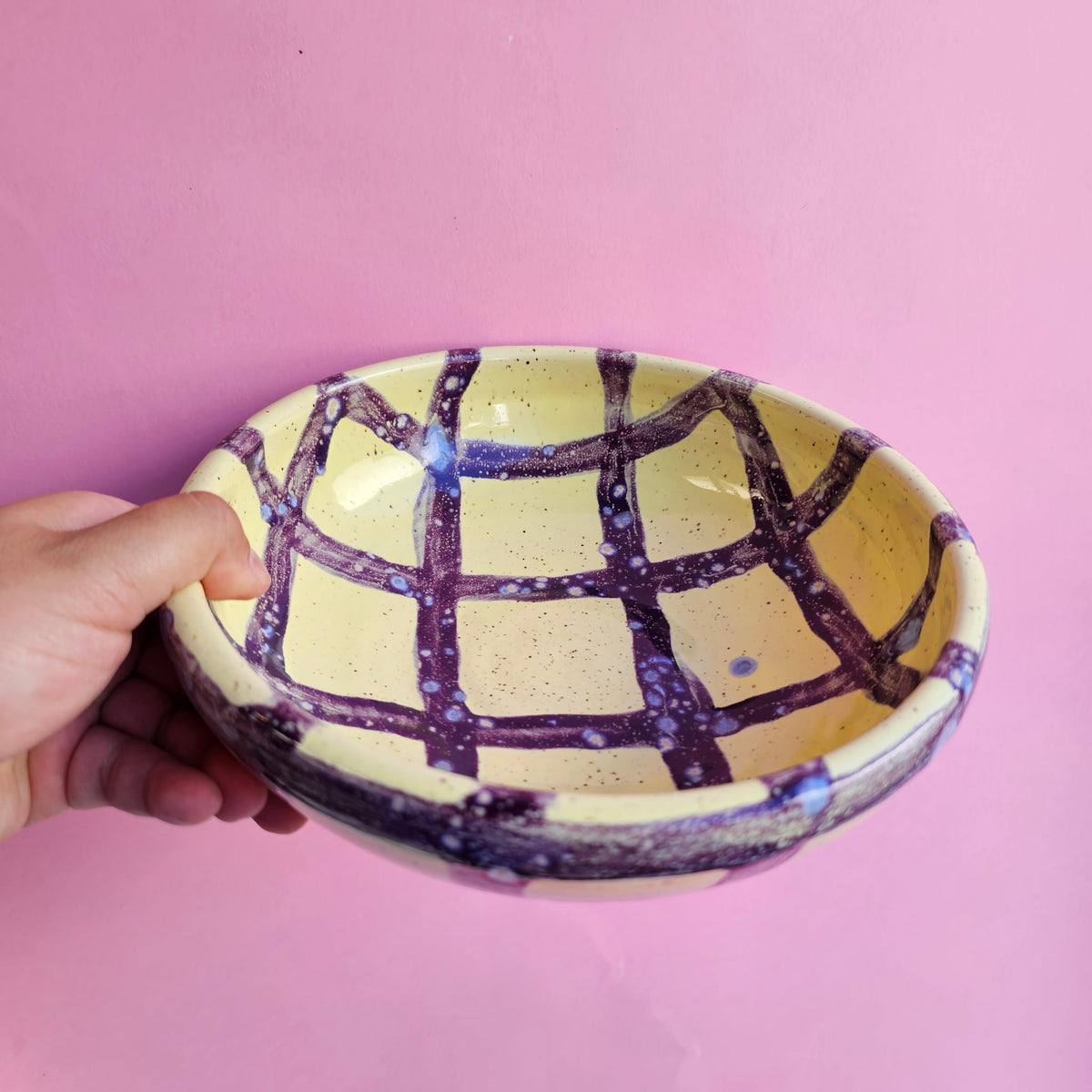 PURPLE CABBAGE PLATE BOWL