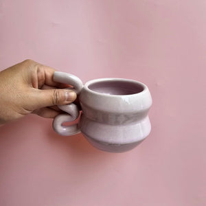 LAVENDER ANGLES SQUIGGLE MUG!