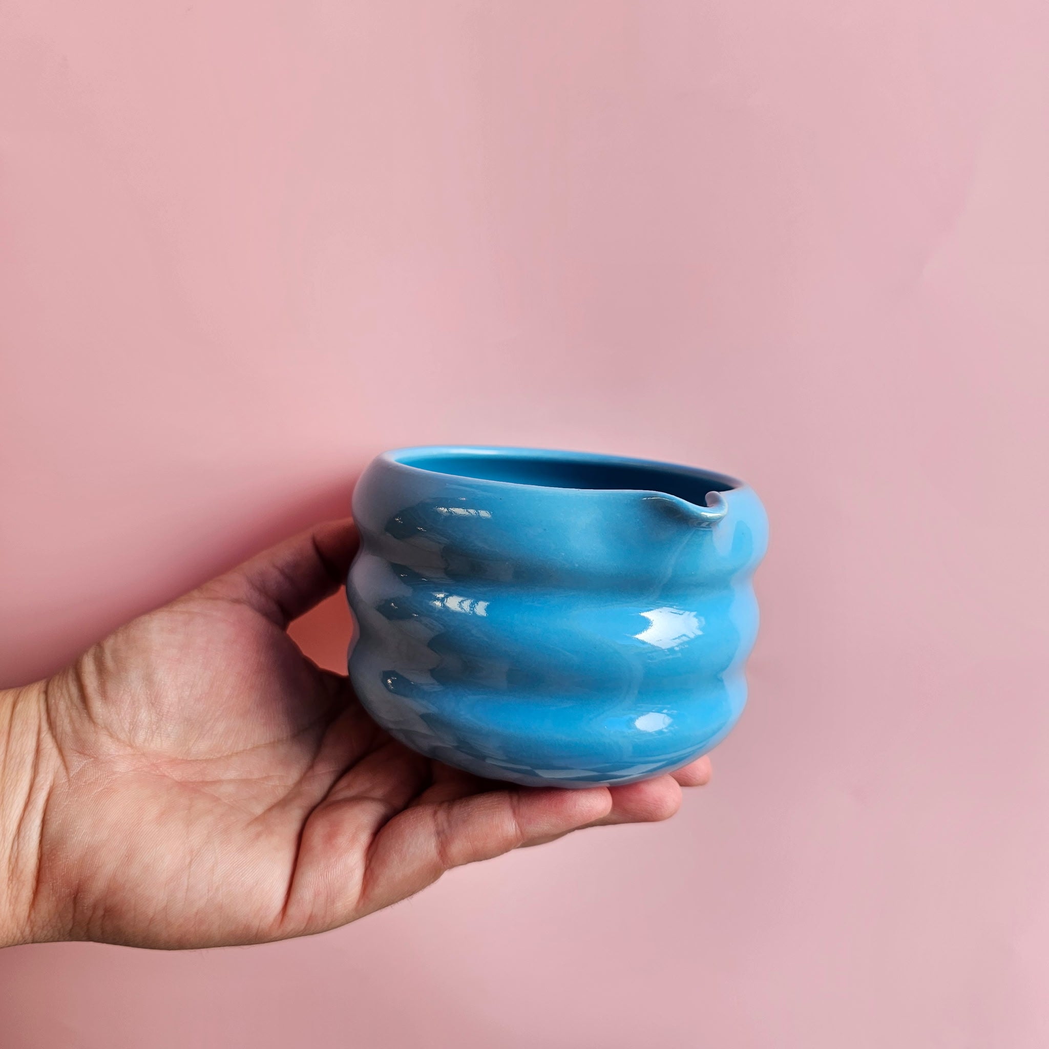 TROPICAL BLUE TRIPPY MATCHA BOWL