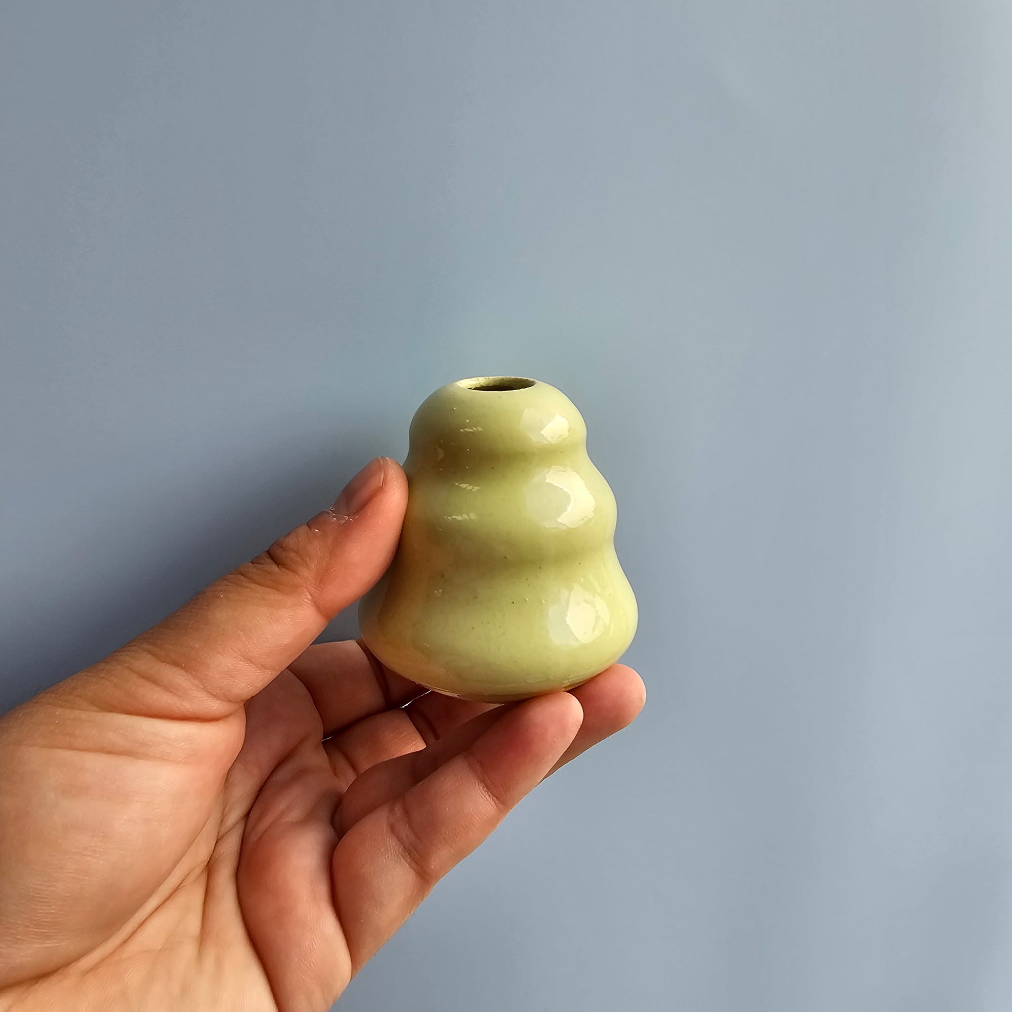 MINTY CHUBBY BUD VASE