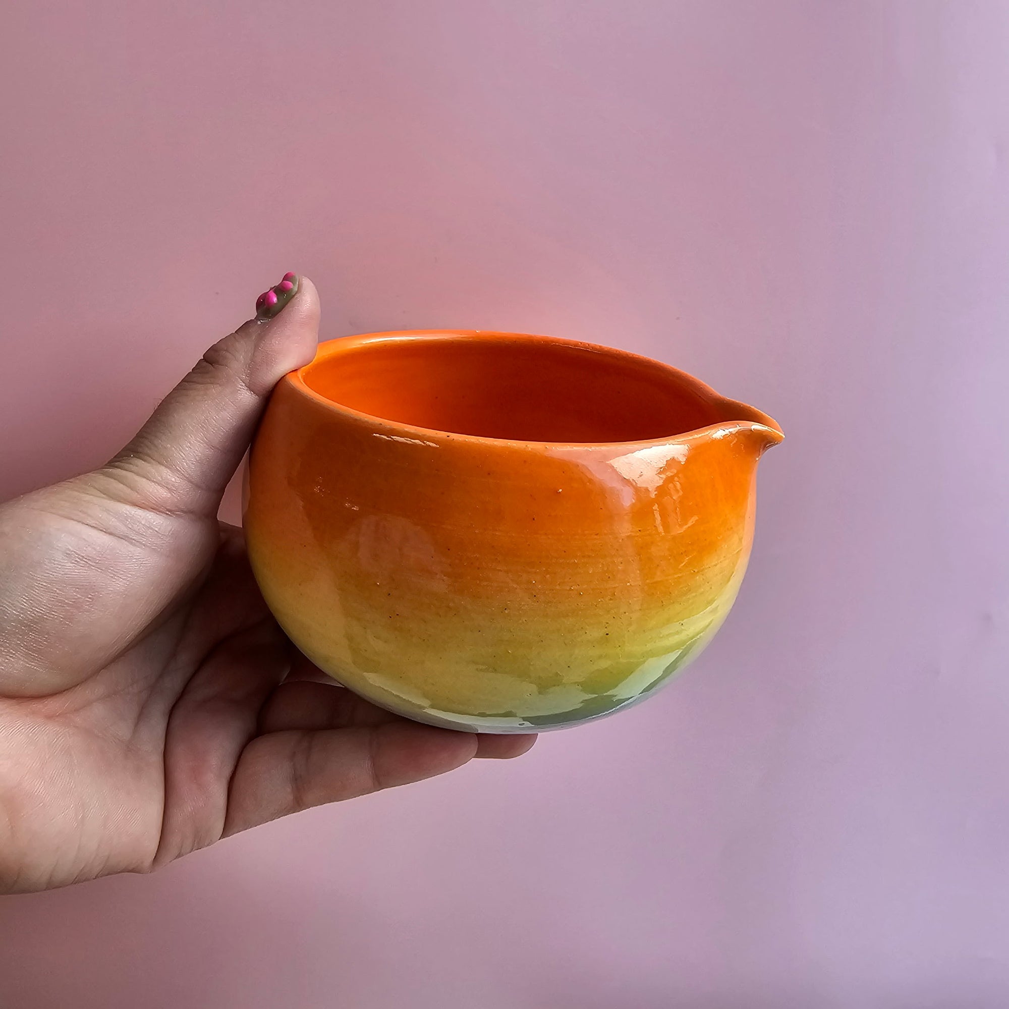 RAINBOW OMBRE MATCHA BOWL!