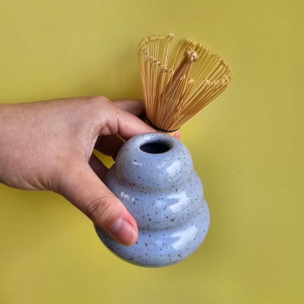 BLUE SKY SPECKLED MATCHA WHISK HOLDER