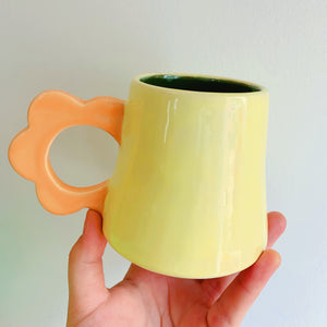 CITRUS PATCHWORK DAISY MUG