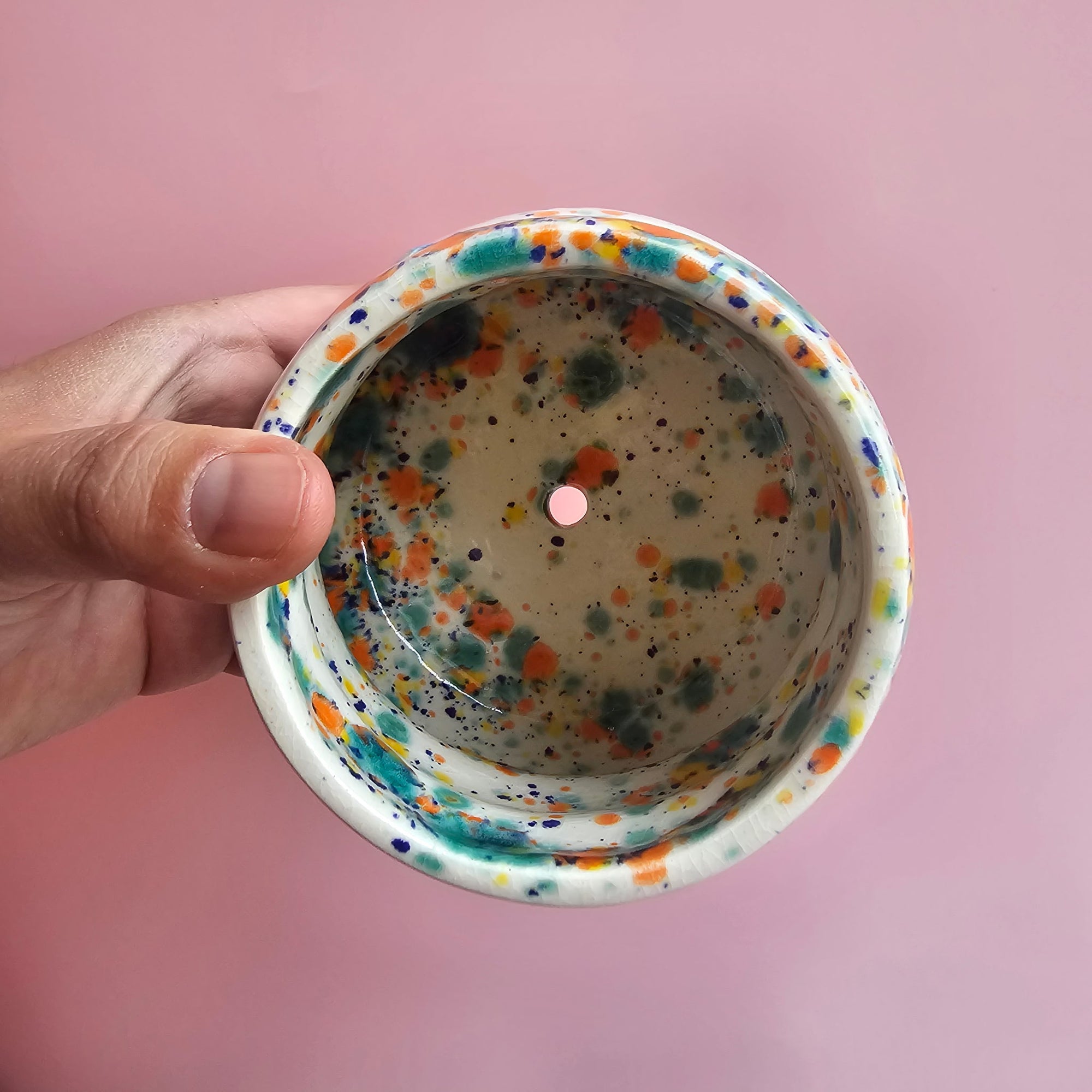 FRUIT SALAD CHUBBY MUG SIZED PLANTER