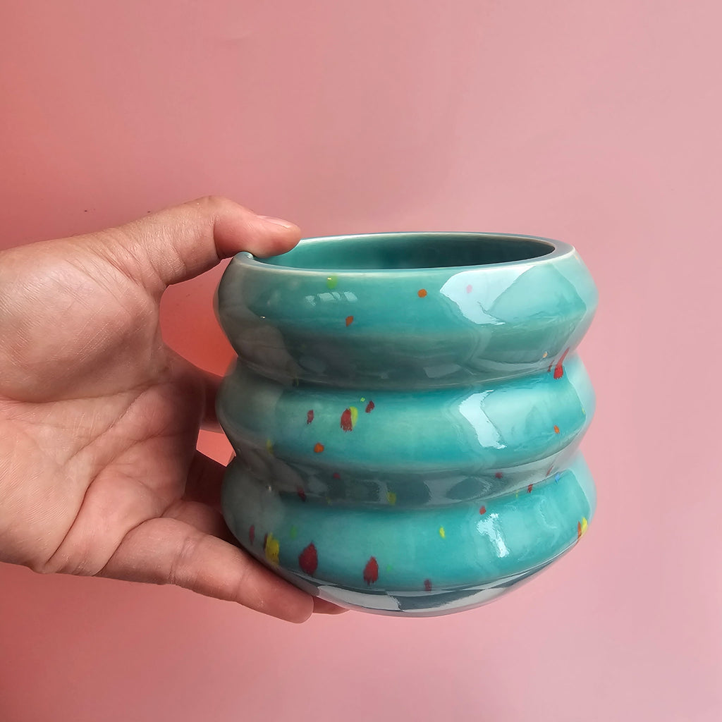 BUBBLEGUM CAKE JUMBO ZIGZAG CUP