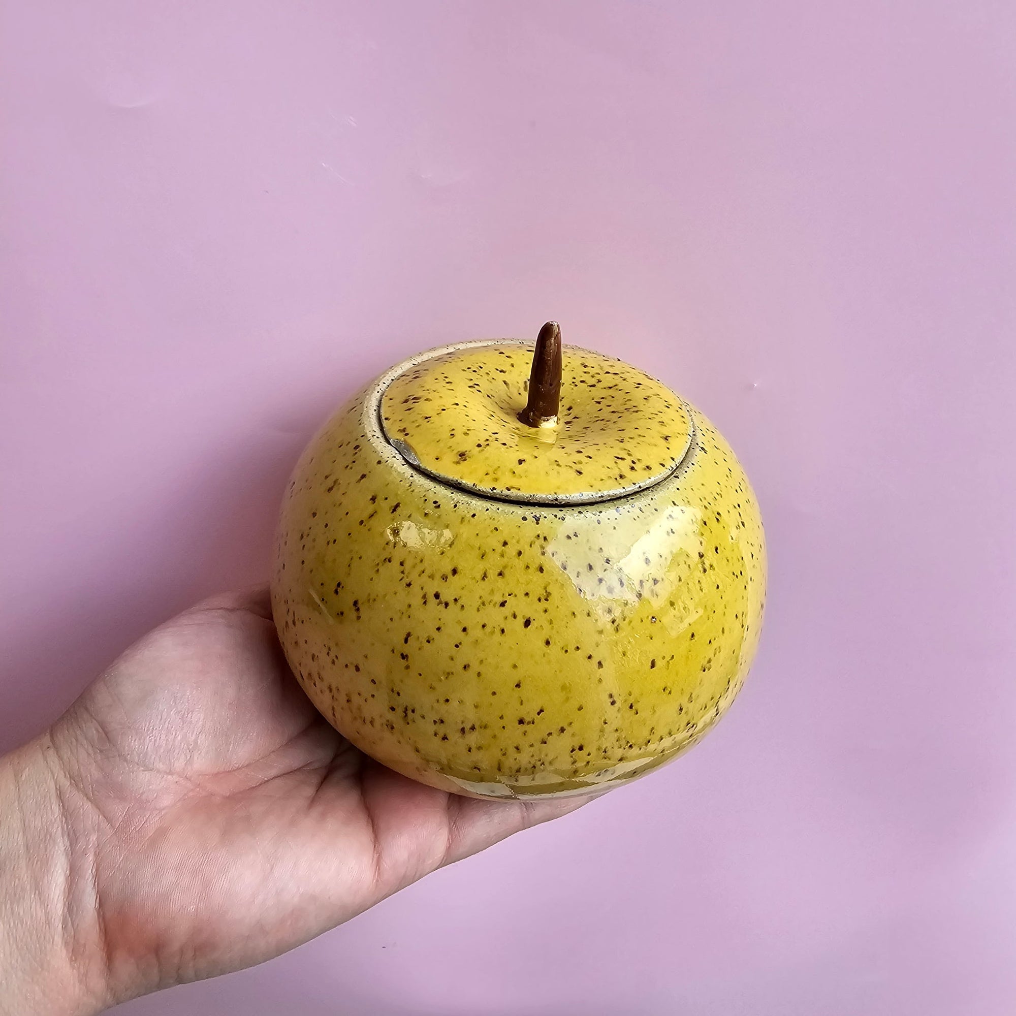 GOLDEN APPLE COOKIE JAR!