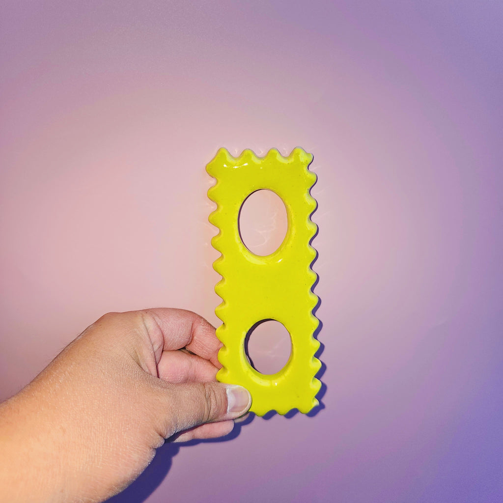 CHARTREUSE DOUBLE MINI PICTURE FRAME