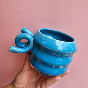 TROPICAL CORKSCREW ZIGZAG MUG!