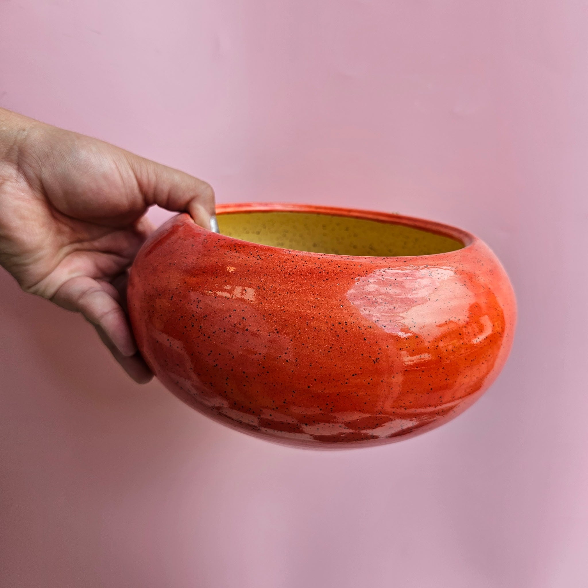RIPE PERSIMMON LARGE FRUIT BOWL
