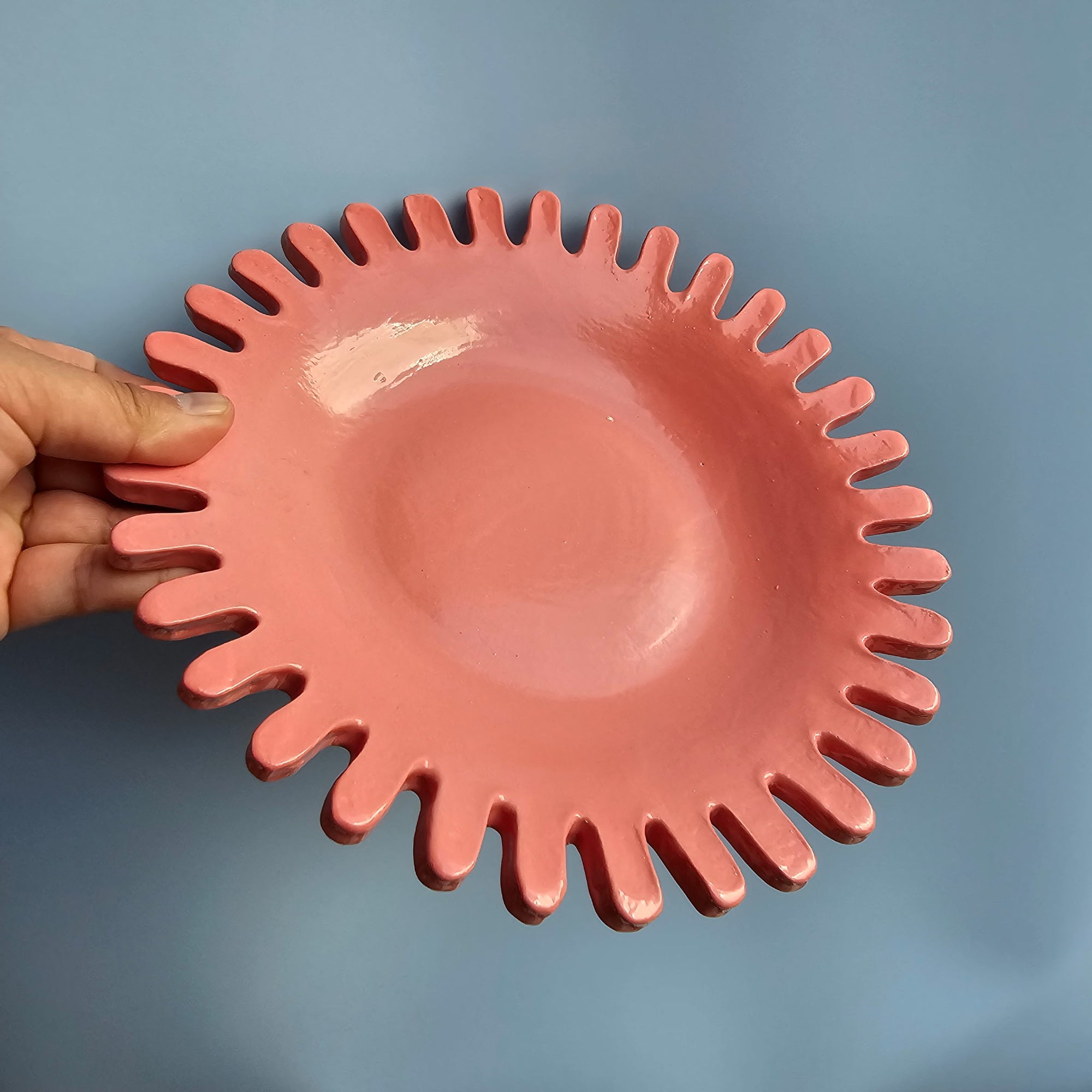 *SECONDS* FLAMINGO AMEOBA PLATE