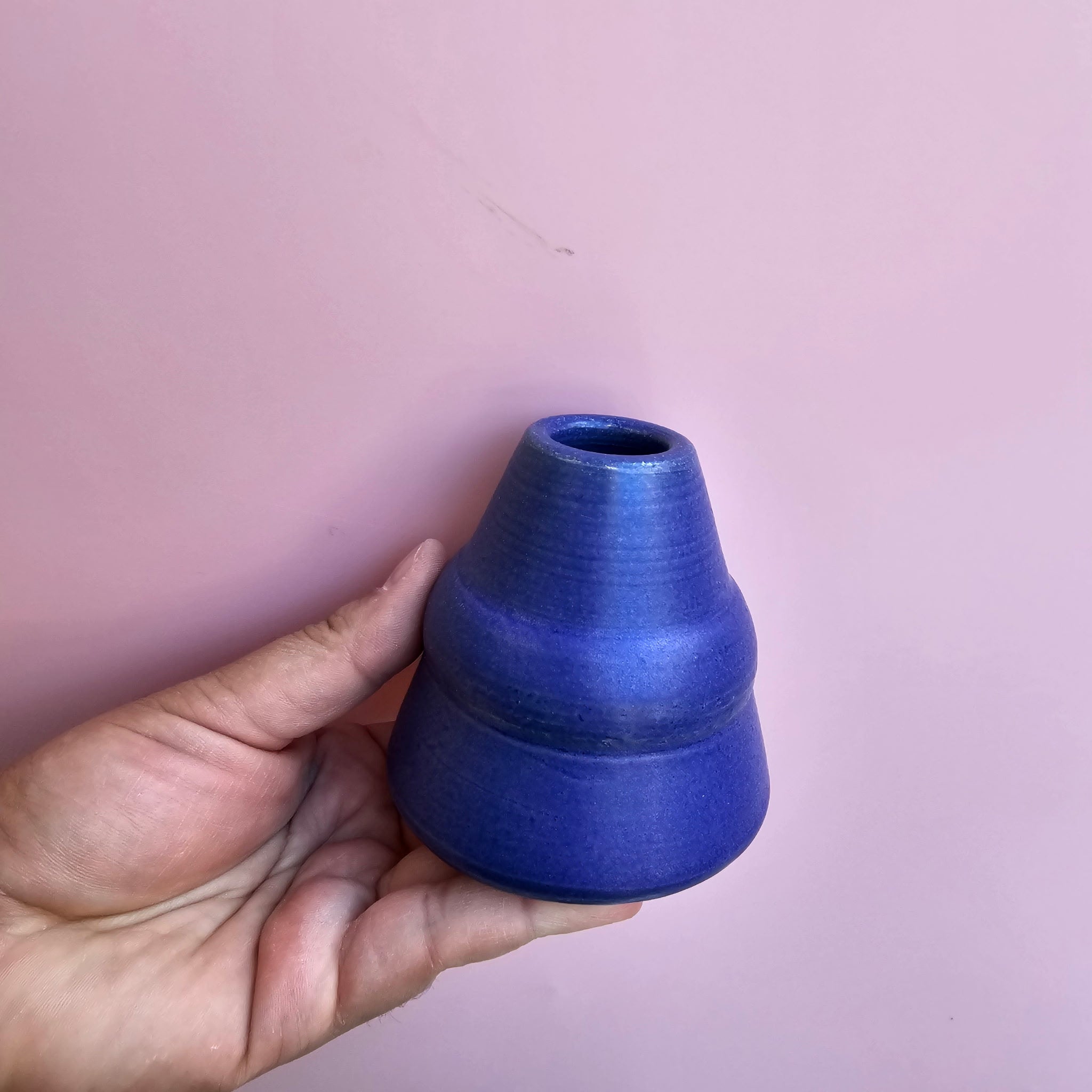 BLUEBERRY ANGLES BUBBLE MINI VASE!