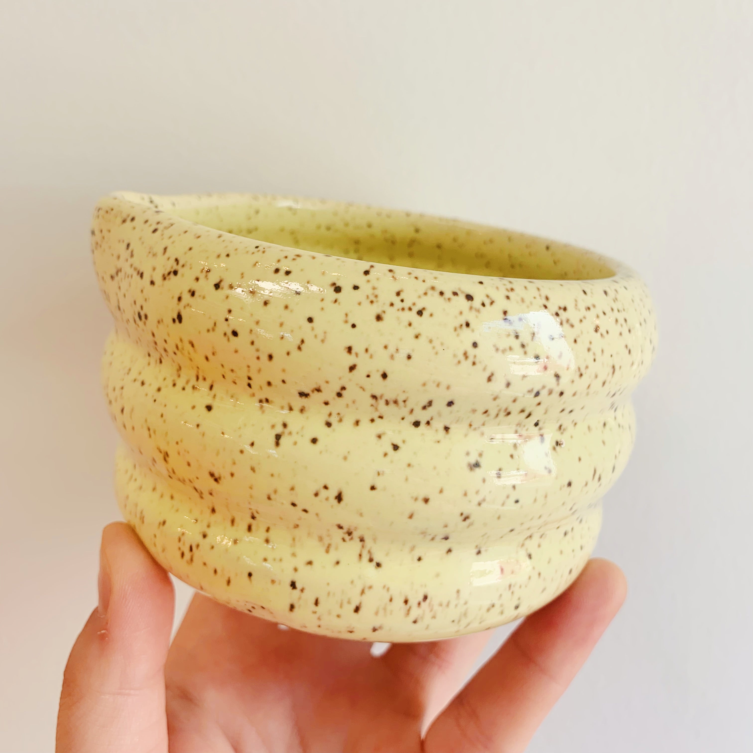 LEMON SPECKLED MATCHA BOWL