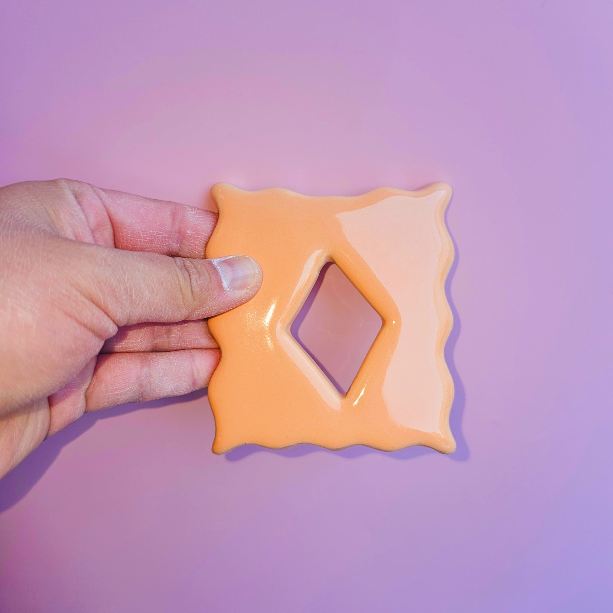 PEACHY DIAMOND MINI PICTURE FRAME