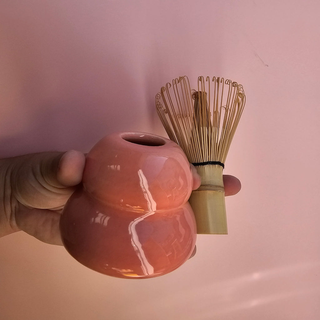 FLAMINGO VENUS MATCHA WHISK HOLDER!