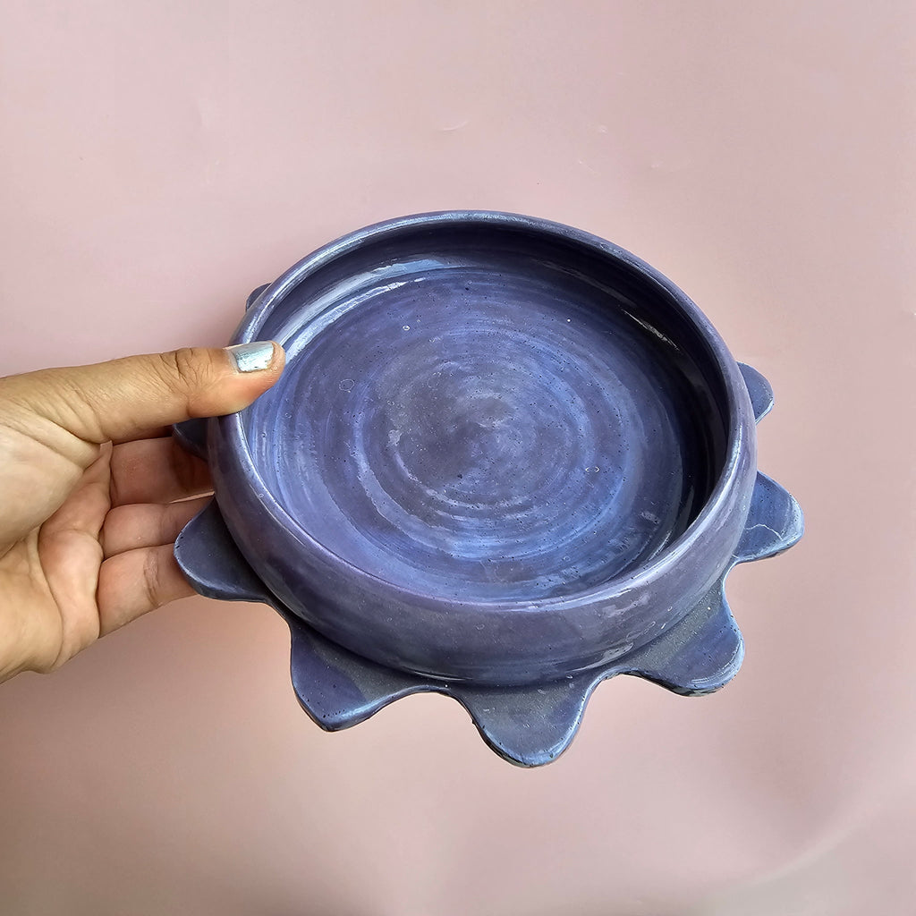 PEA FLOWER NO SPILL DISH