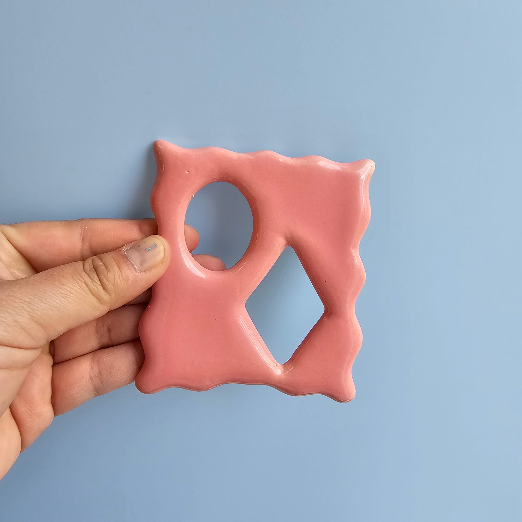 FLAMINGO DOUBLE SQUIGGLE SQUARE PORTAL FRAME!