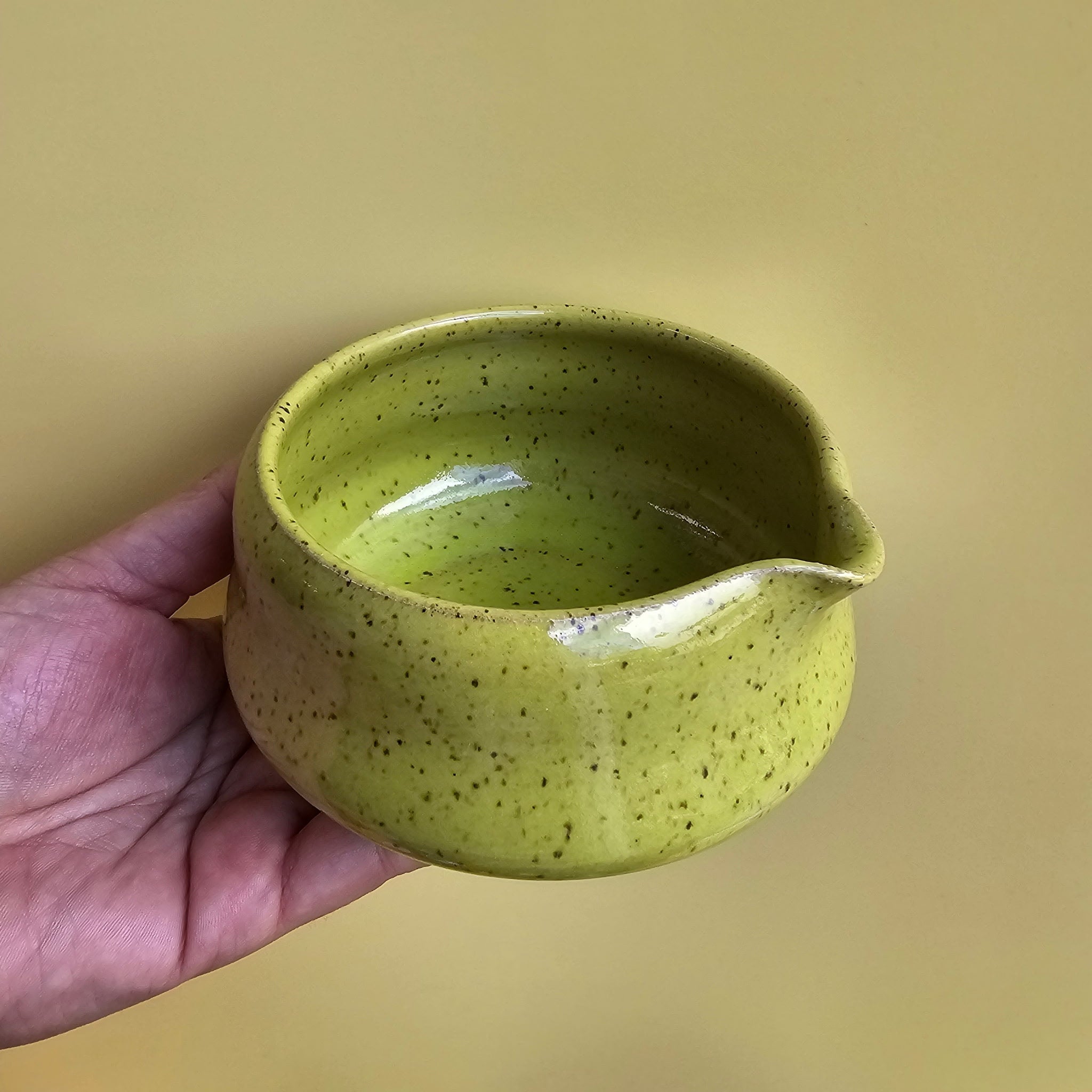 CHARTREUSE SPECKLED MATCHA BOWL