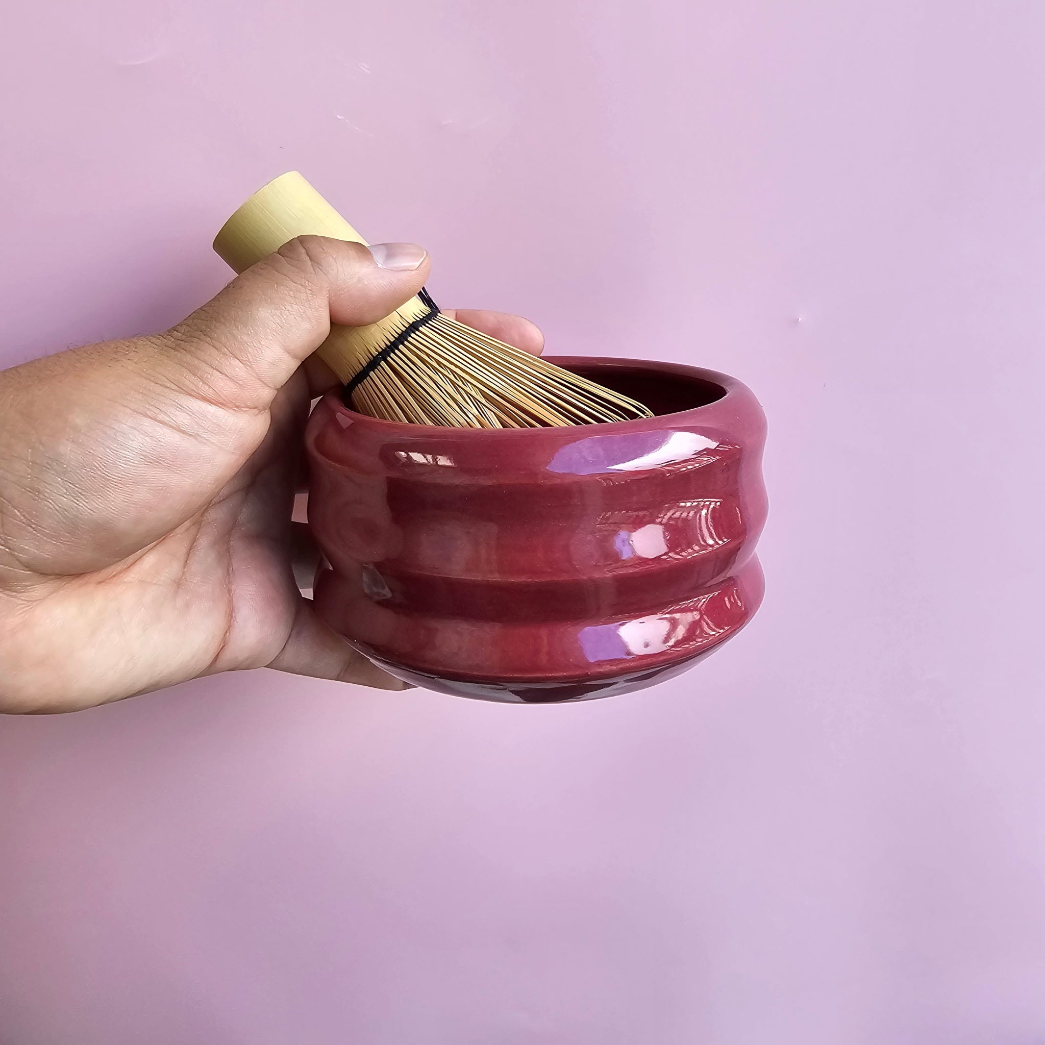 GRAPE ANGLES MATCHA BOWL