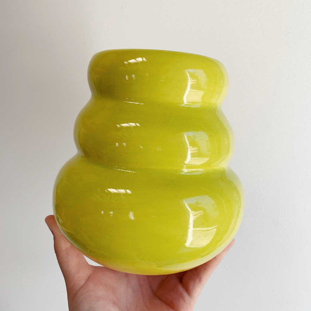 CHARTREUSE CHUBBY PLANTER