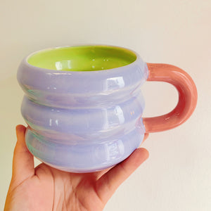 PLAYROOM PATCHWORK JUMBO ZIGZAG MUG