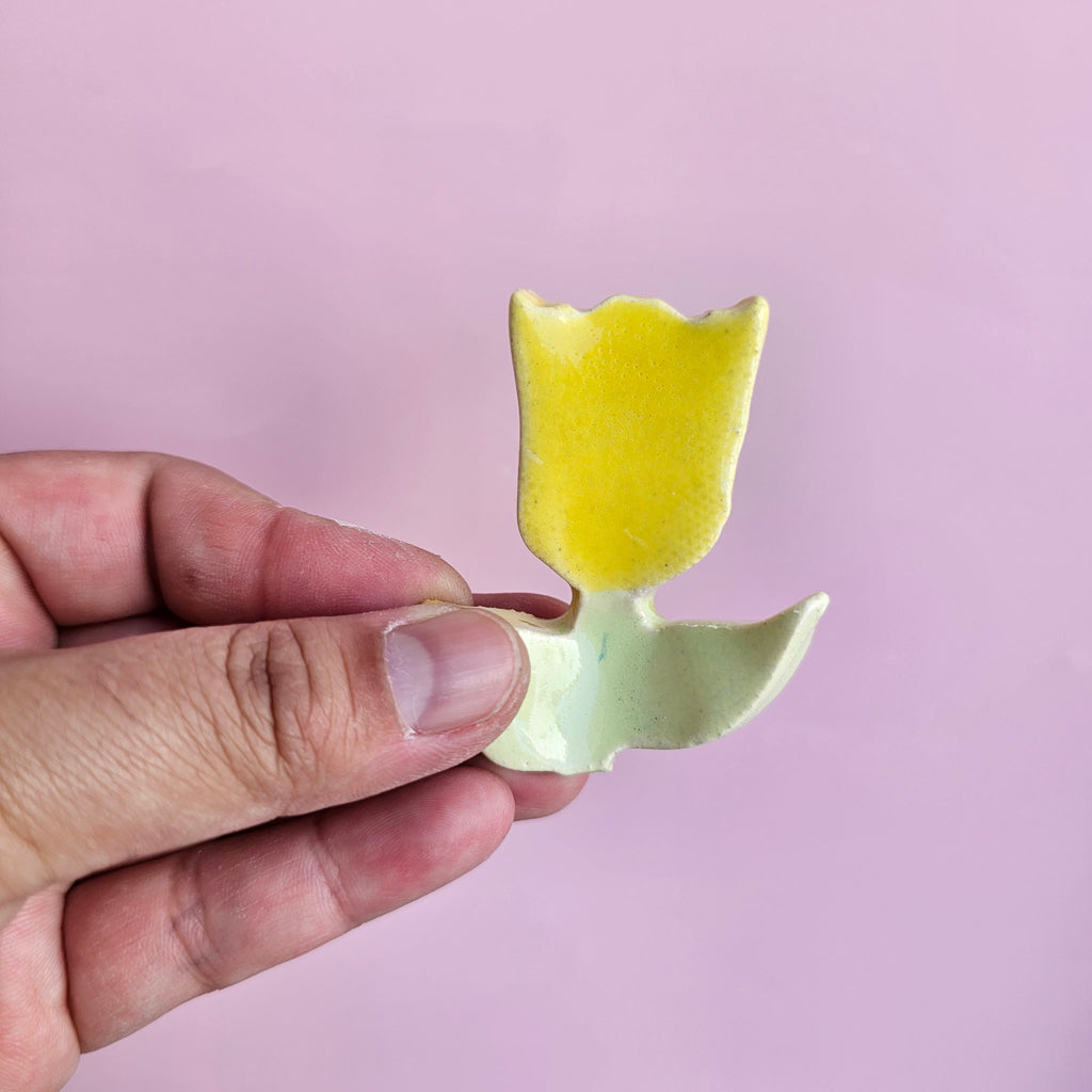 SUNSHINE/MINTY TULIP CHOPSTICK REST!
