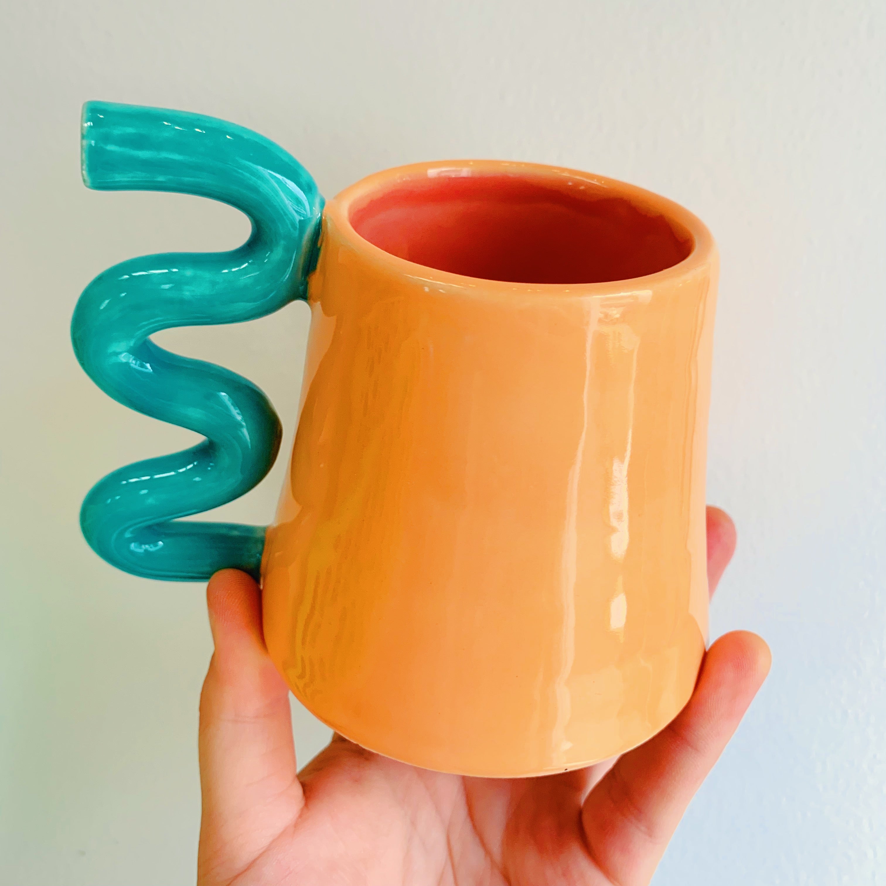 TROPICAL PATCHWORK SQUIGGLE MUG