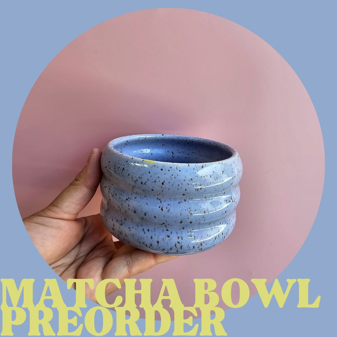 PRE ORDER MATCHA BOWL ✿ VARIOUS COLORS ✿