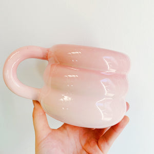SOFT PINK OMBRE JUMBO TRIPPY MUG