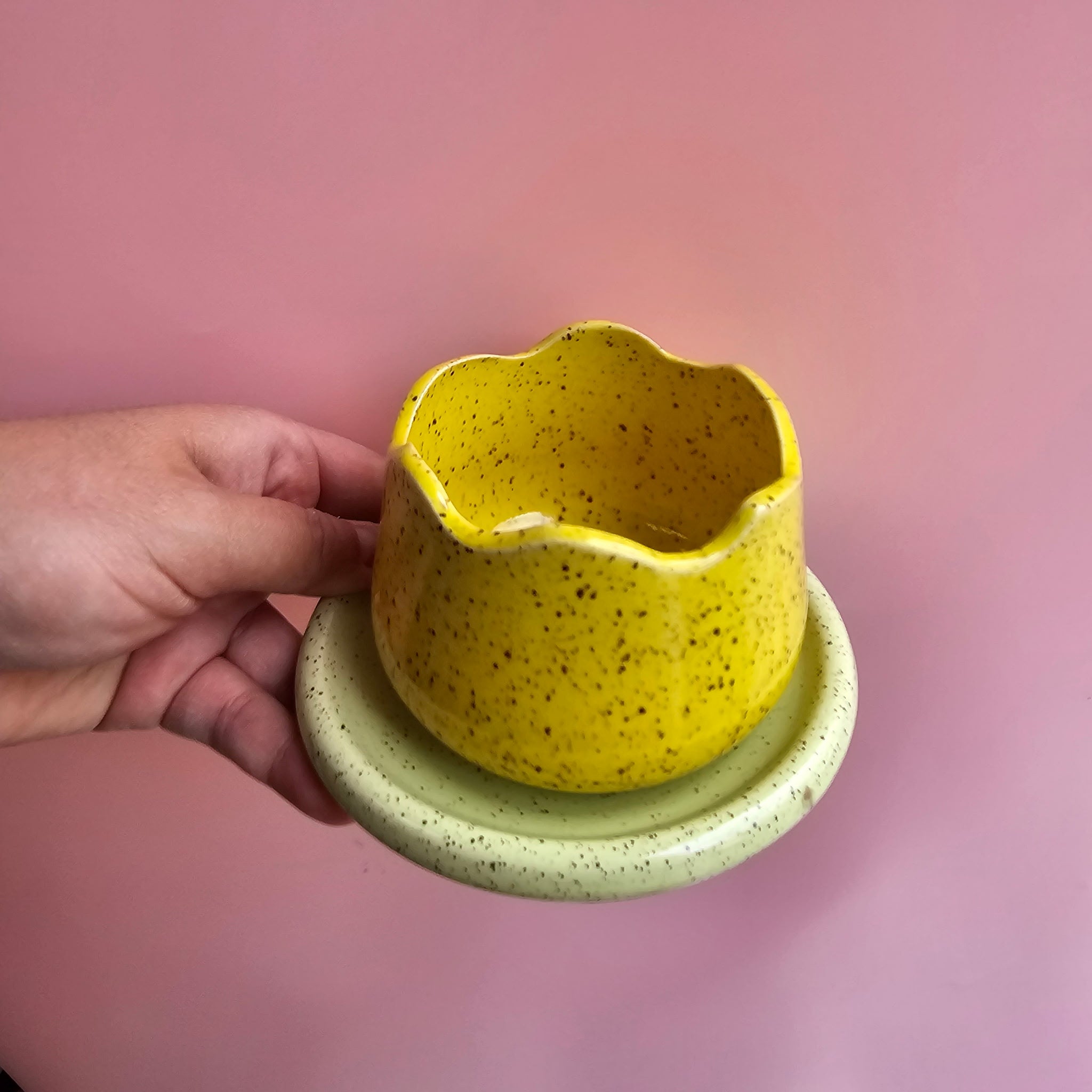 SUNSHINE TULIP BLOOM CUP AND SAUCER SET