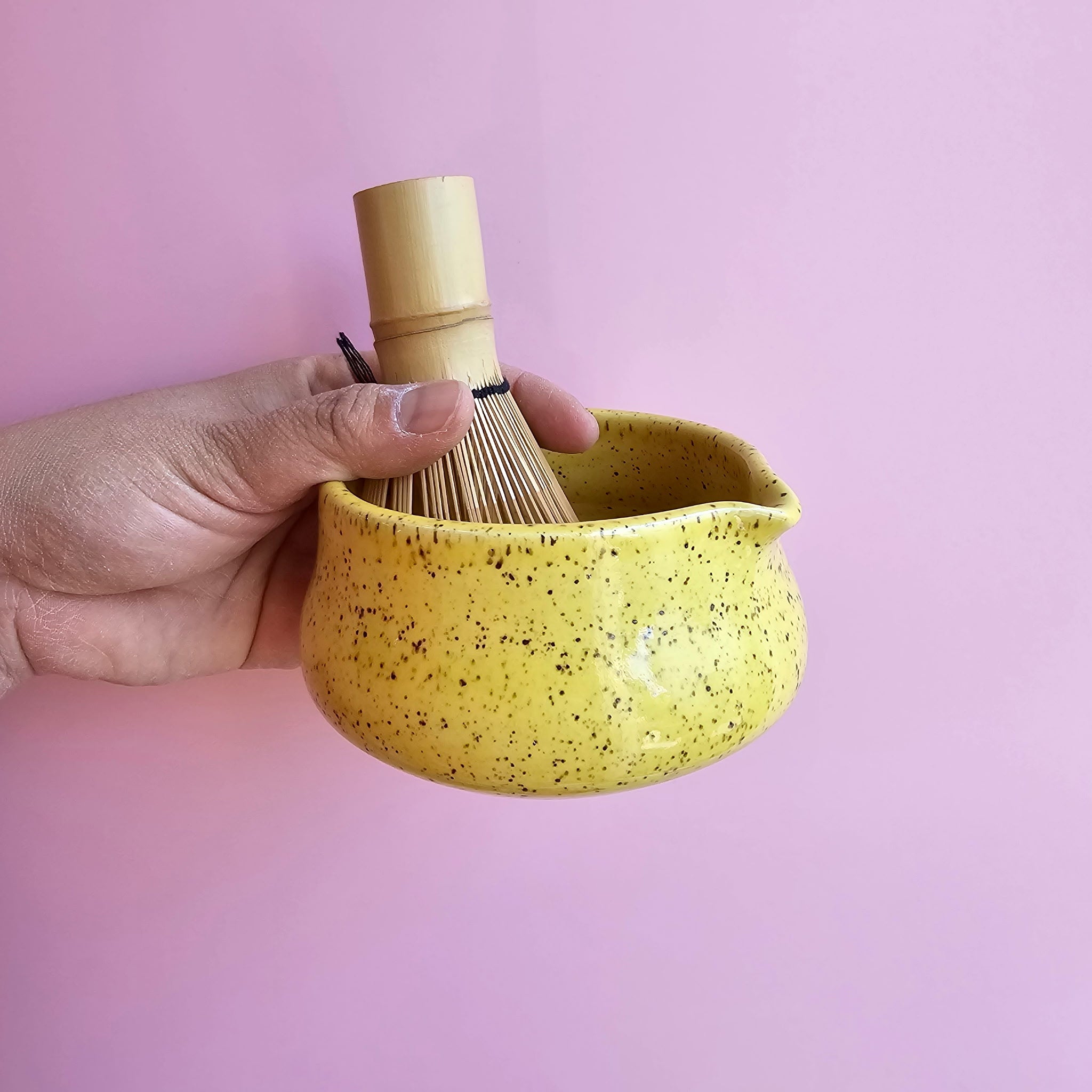 SUNNY SPECKLED MATCHA BOWL