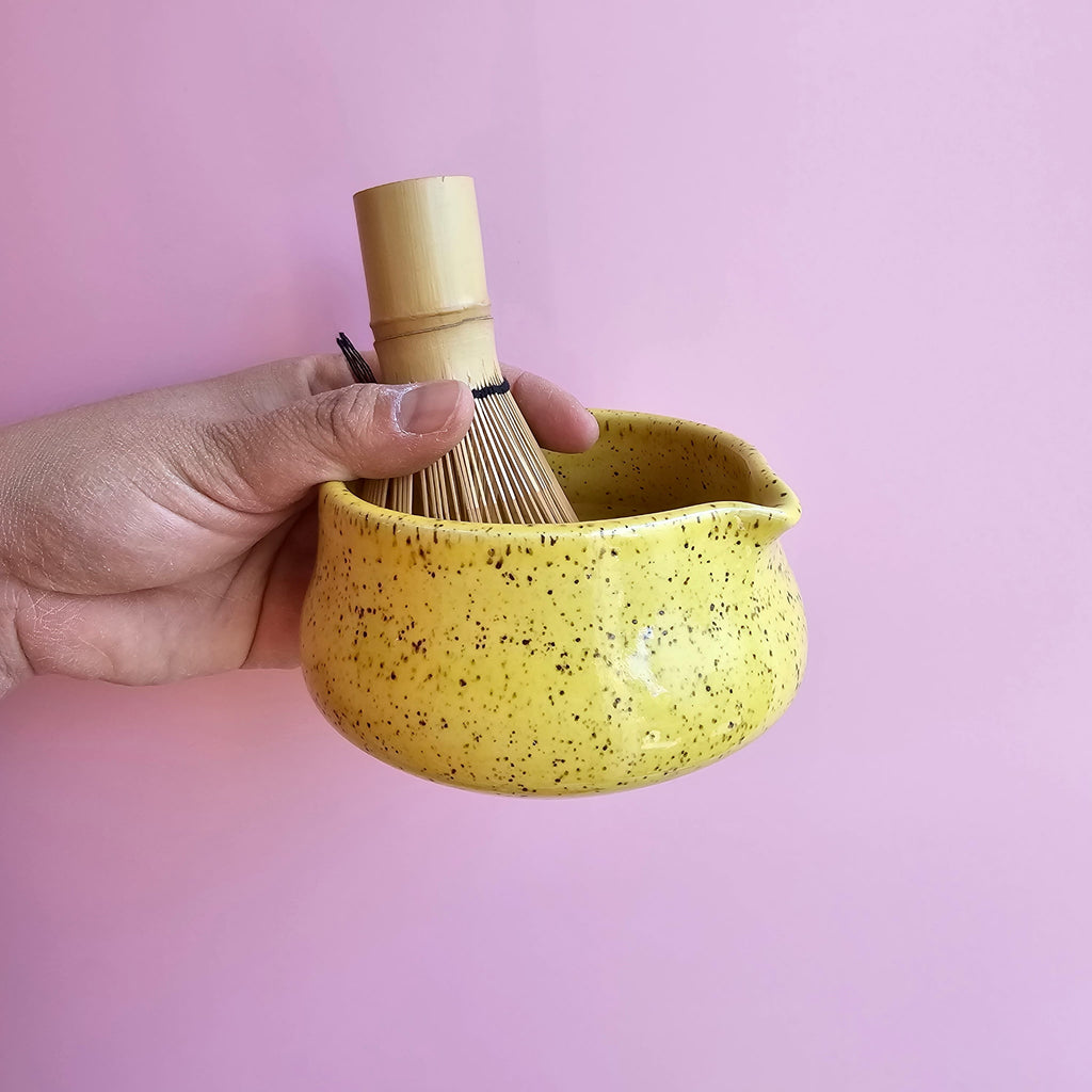 SUNNY SPECKLED MATCHA BOWL