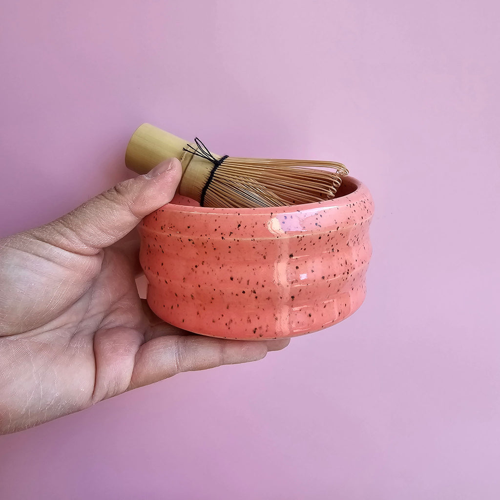 FLAMINGO TRIPPY MATCHA BOWL