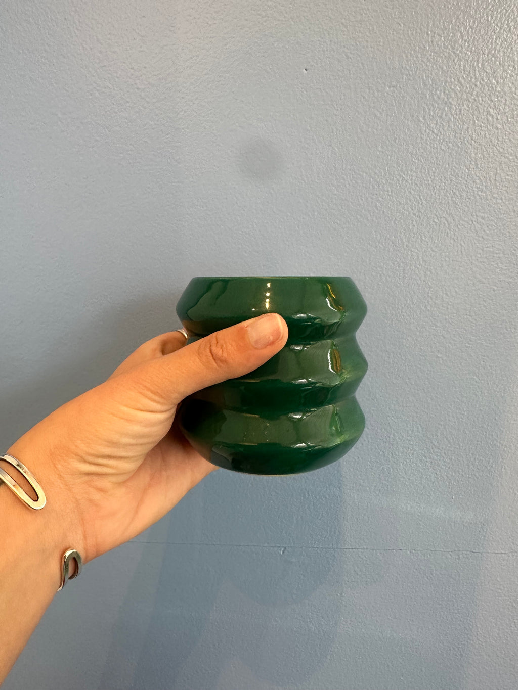 SEA GREEN ZIG ZAG CUP!