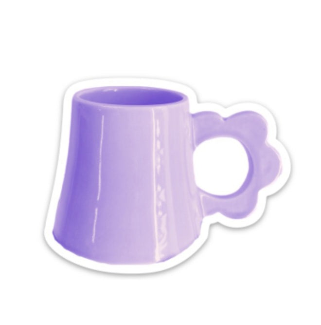 TARO DAISY MUG STICKER LARGE