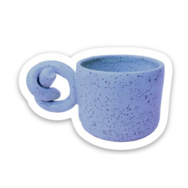 CLOUD KNOT MUG STICKER SMALL