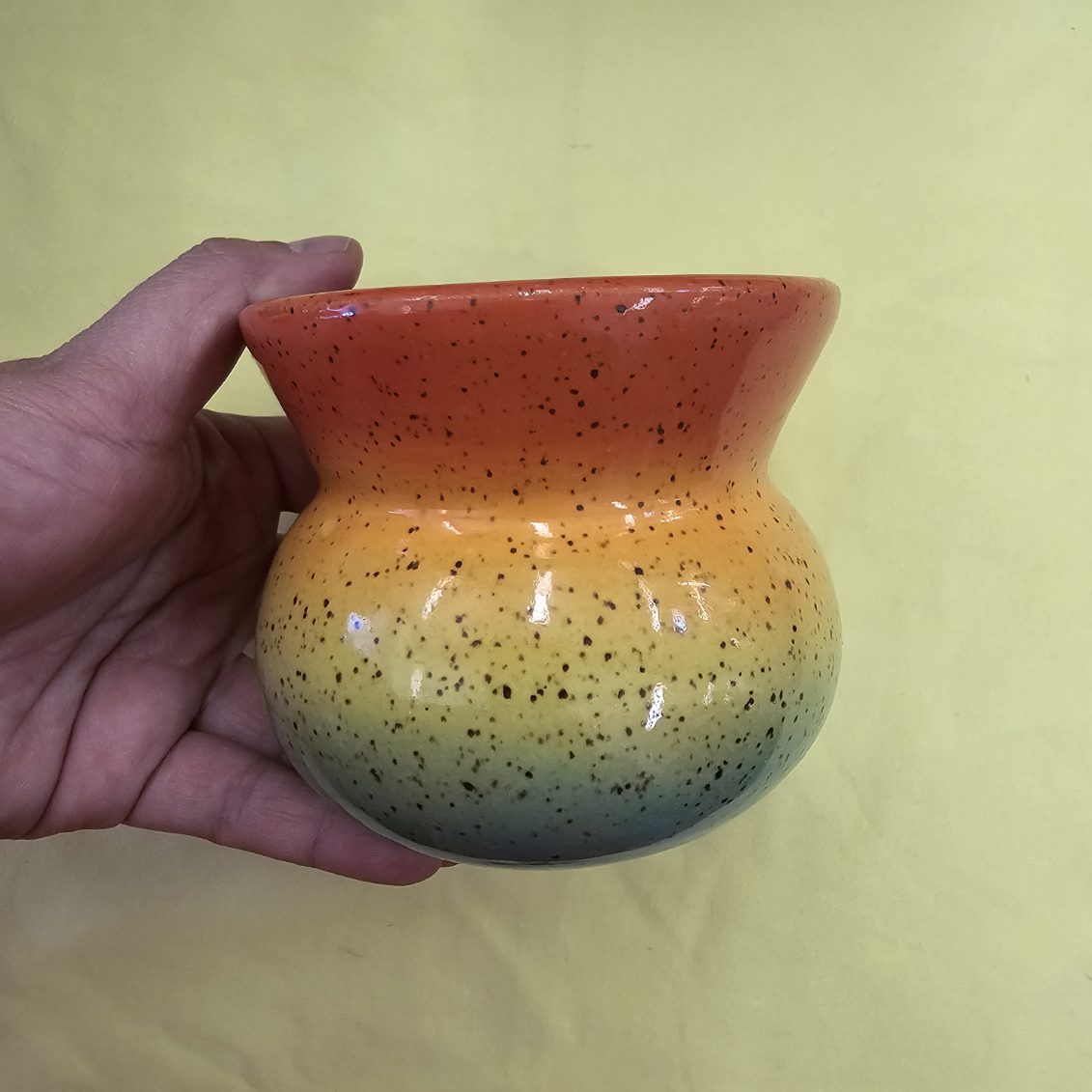 RAINBOW SPECKLED VASE